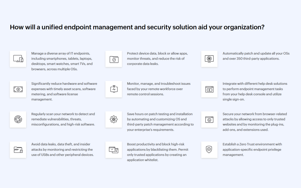 UEMS features
